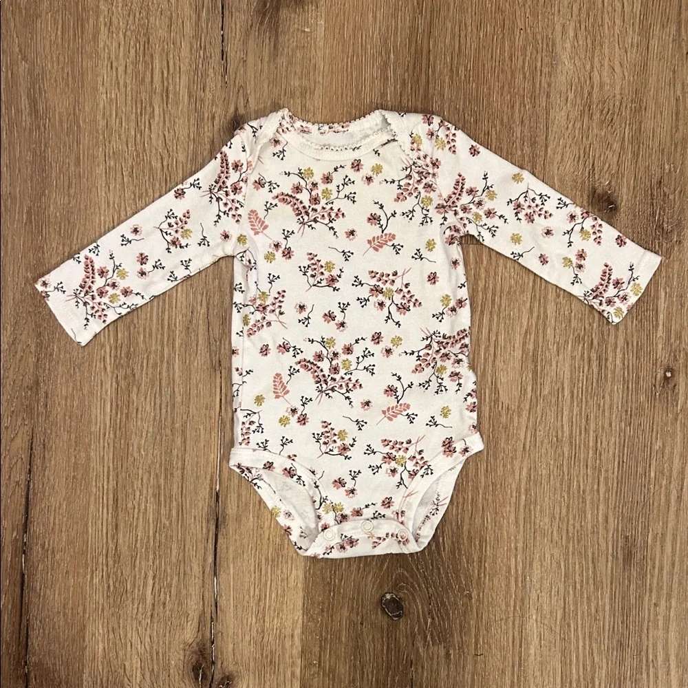 Carter's Floral Long Sleeve Bodysuit